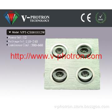 High Power LED Ceiling Lights 12W